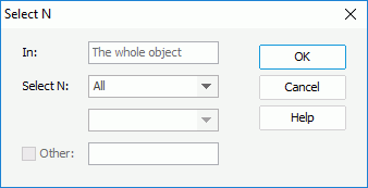 Select N dialog box