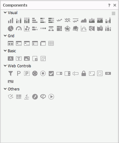 Components panel