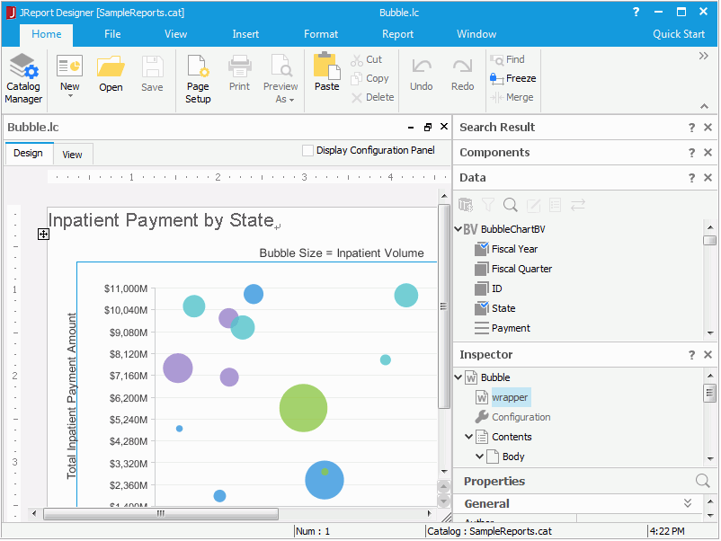 Logi JReport development environment