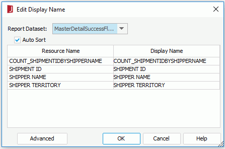 Edit Display Name dialog