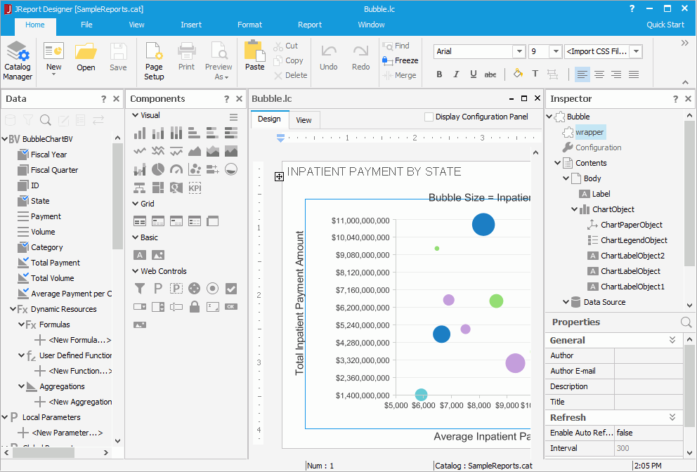 Logi JReport Designer