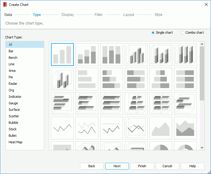 Create Query Chart - Type