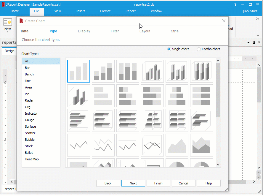 Create Back-to-back Bench Charts