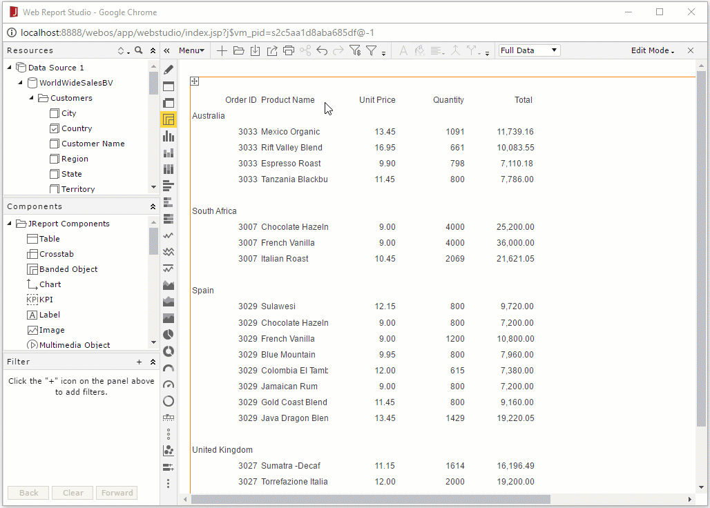 Editing Banded Object