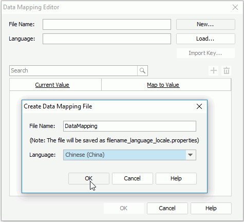 Create Data Mapping File