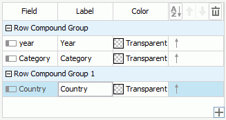 Add Fields to Compound Row Groups