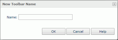 New Toolbar Name dialog