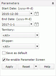 Parameters Panel