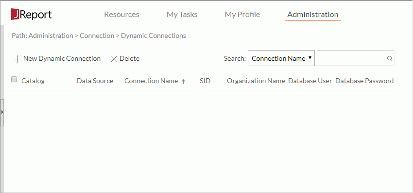Dynamic Connections page
