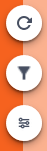 The Refresh icon, Filters icon and Parameters icon stacked on top of each other in the Dashboard Viewer