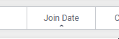 "Join Date" column header