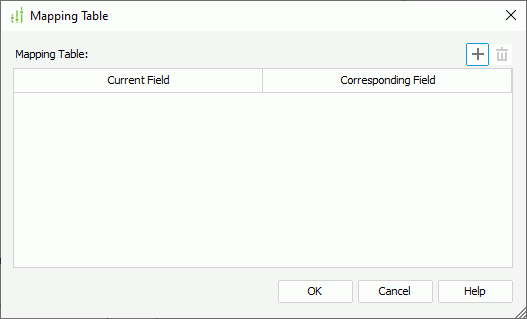 Predefine Mappings Between Current Field and Corresponding Field