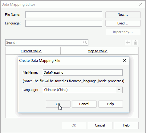 Create Data Mapping File