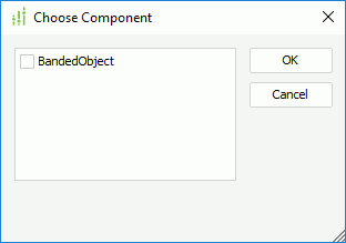 Choose Component dialog box