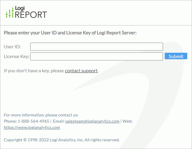 Update Server License